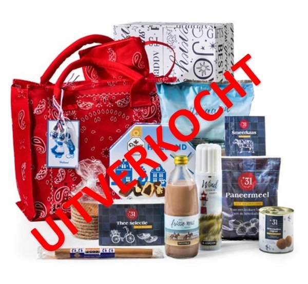 Hollandse Glorie - Kerstpakket met Nederlandse tinten - Min. Bestel EH = 6 stuks UITVERKOCHT
